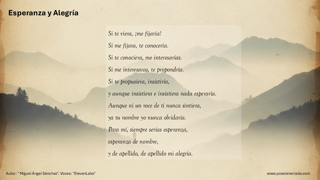 Esperanza y Alegría